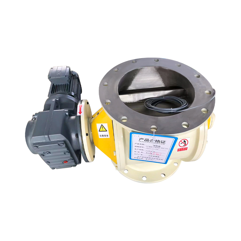 Valvola rotativa a porta rotonda con spurgo/spurgo dell'aria