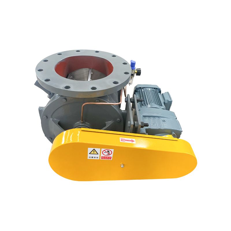 Valvola rotativa a porta rotonda con spurgo/spurgo dell'aria